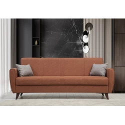 Canapea cu 3 Locuri Zaden - Tile Red 207 X 86 X 77  - 1