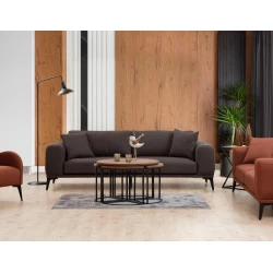Canapea cu 3 Locuri Kenzo 3 - Grey 235 X 90 X 80 - 1