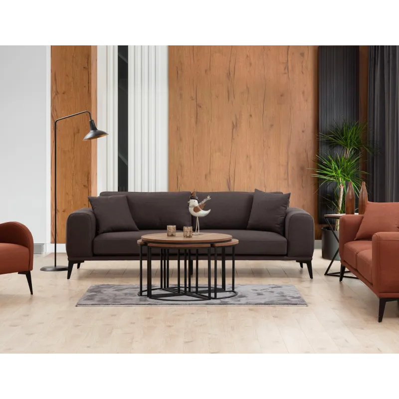 Canapea cu 3 Locuri Kenzo 3 - Grey 235 X 90 X 80  - 1