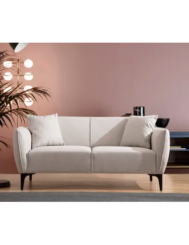 Canapea 2 Locuri Belissimo - Off White 160 X 67 X 95  - 1