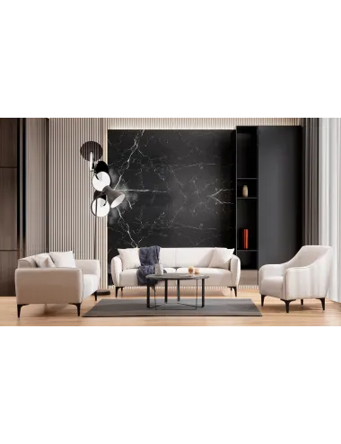 Canapea 2 Locuri Belissimo - Off White 160 X 67 X 95  - 2