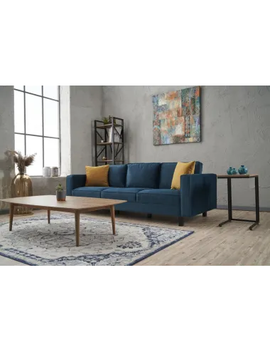 Canapea Tapitata cu 3 Locuri Kale Velvet - Oil Green 222 X 83 X 91  - 3