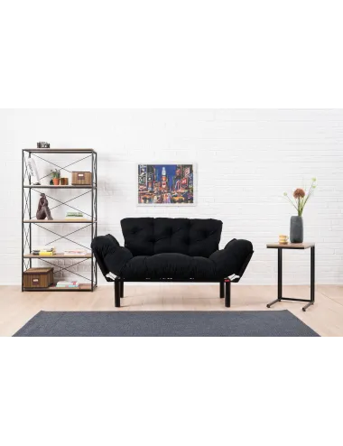 Canapea Extensibila Nitta - Black 155 X 85 X 70  - 1