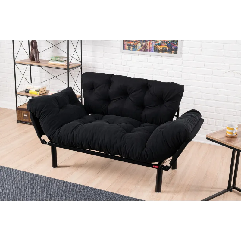 Canapea Extensibila Nitta - Black 155 X 85 X 70  - 2