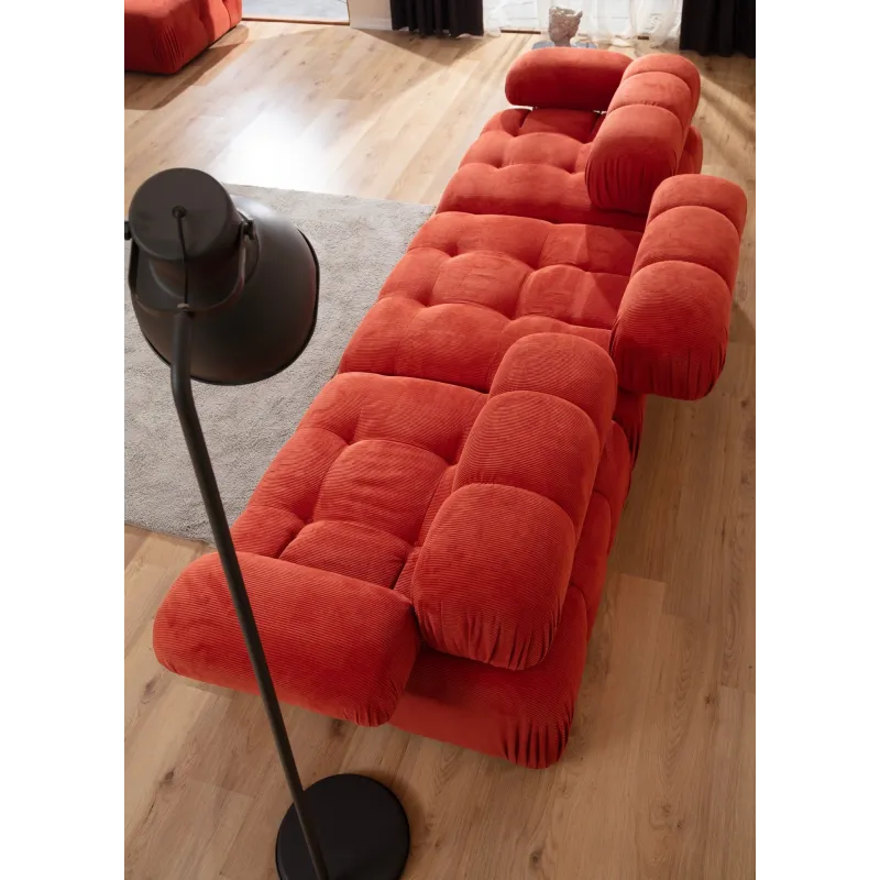 Canapea cu 3 Locuri Doblo 3 Seater ( L1-O1-1R) - Red  - 5
