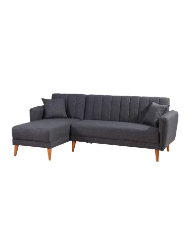 Canapea Tip Coltar Aqua Corner Left - Dark Grey  - 4