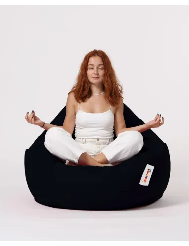 Fotoliu Puf Bean Bag Premium XXL - Black - 2
