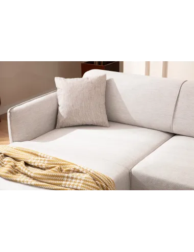 Canapea Tip Coltar Belissimo Left - Off White  - 3