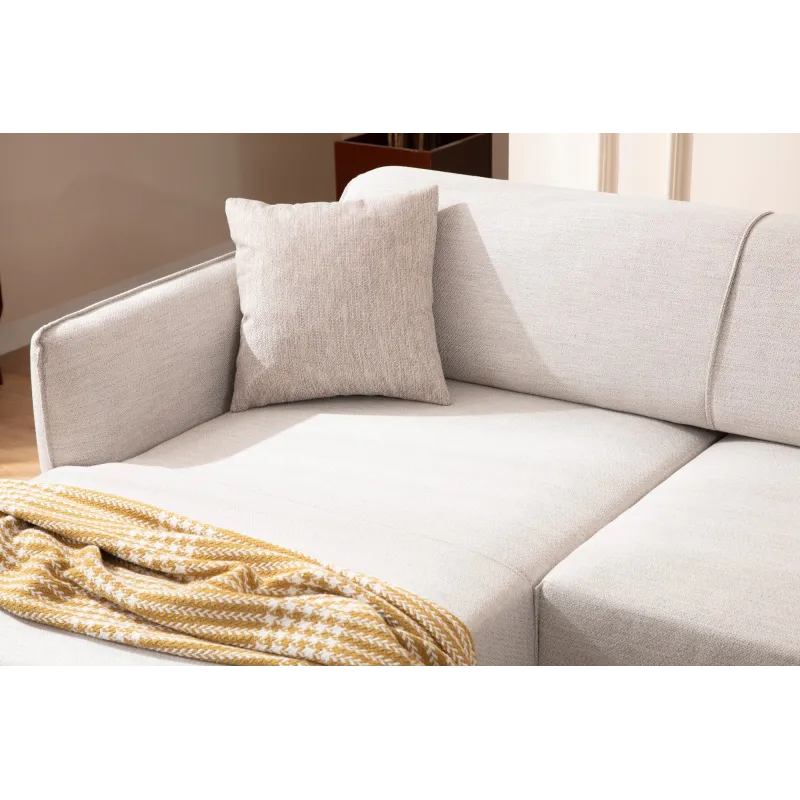Canapea Tip Coltar Belissimo Left - Off White  - 3