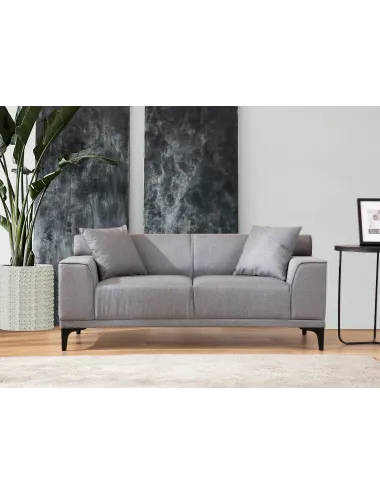 Canapea cu 2 Locuri Petra 2 - Light Grey 163 X 86 X 69 - 1
