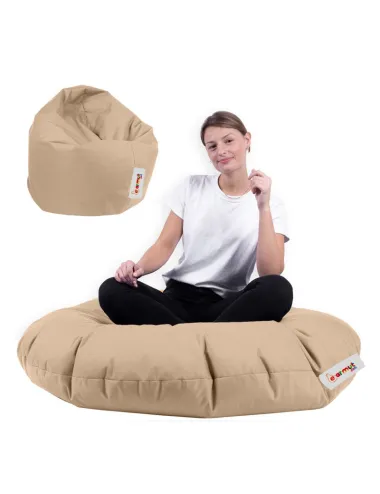 Fotoliu Puf Bean Bag Iyzi 100 Cushion Pouf - Mink - 1