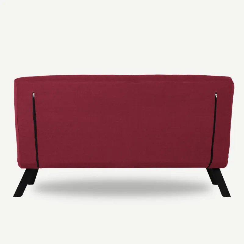 Canapea Extensibila cu 2 Locuri Sando 2-Seater - Maroon  - 5