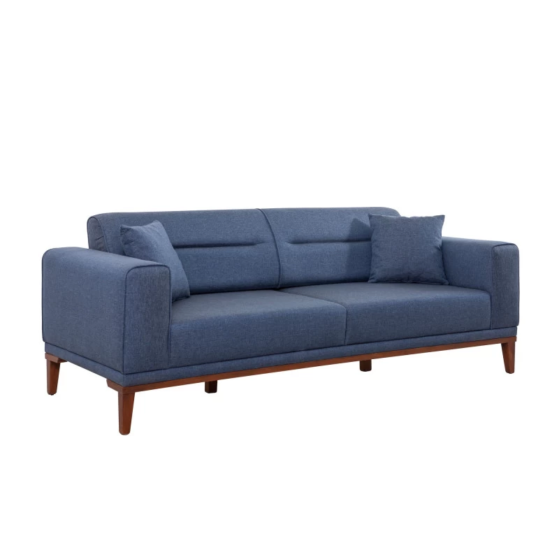 Set Canapea si Fotoliu 2 piese Liones 1048 - Dark Blue  - 5