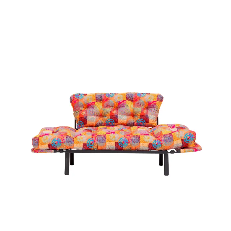 Canapea Multicolor Extensibila Nitta - Patchwork  - 4