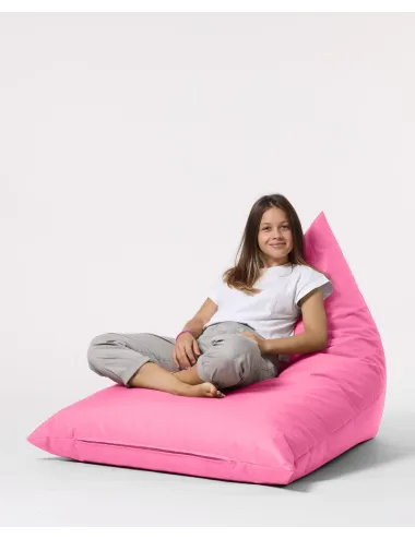Fotoliu Puf Bean Bag Pyramid Big Bed Pouf - Pink  - 3