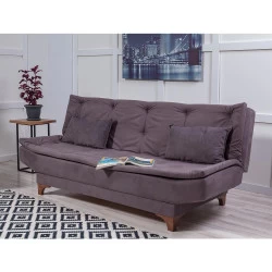 Canapea Extensibila cu 3 Locuri Kelebek - Anthracite  - 1