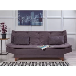 Canapea Extensibila cu 3 Locuri Kelebek - Anthracite  - 2
