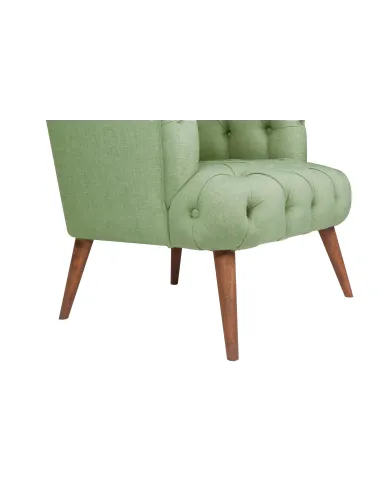 Fotoliu Tapitat West Monroe - Petrol Green 75 X 76 X 80  - 4