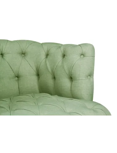 Fotoliu Tapitat West Monroe - Petrol Green 75 X 76 X 80  - 5