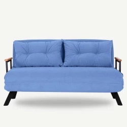 Canapea Extensibila cu 2 Locuri Sando 2-Seater - Blue  - 2