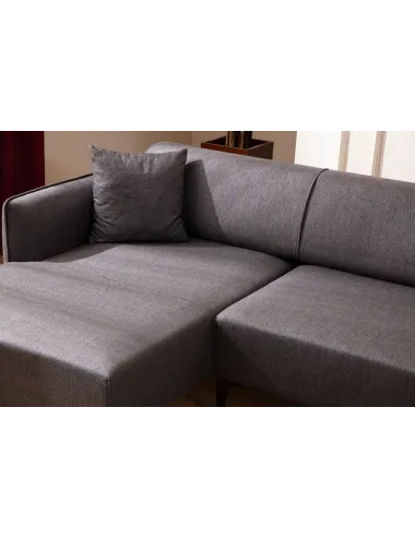 Canapea Tip Coltar Belissimo Left - Dark Grey  - 3