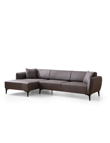 Canapea Tip Coltar Belissimo Left - Dark Grey  - 5
