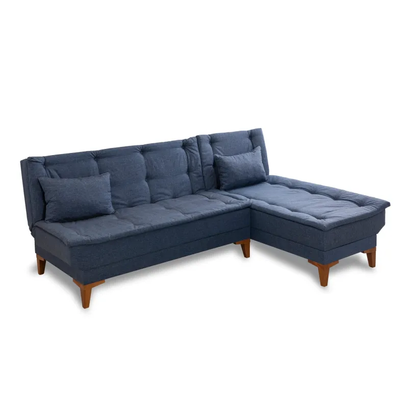 Canapea Tip Coltar Extensibil Santo - Dark Blue  - 3