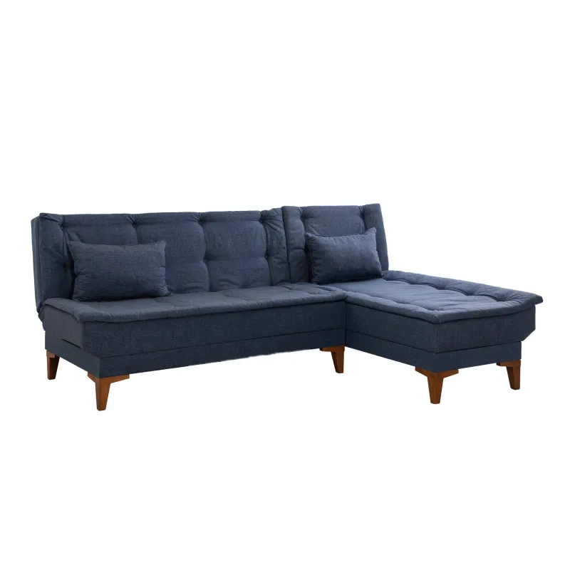 Canapea Tip Coltar Extensibil Santo - Dark Blue  - 4