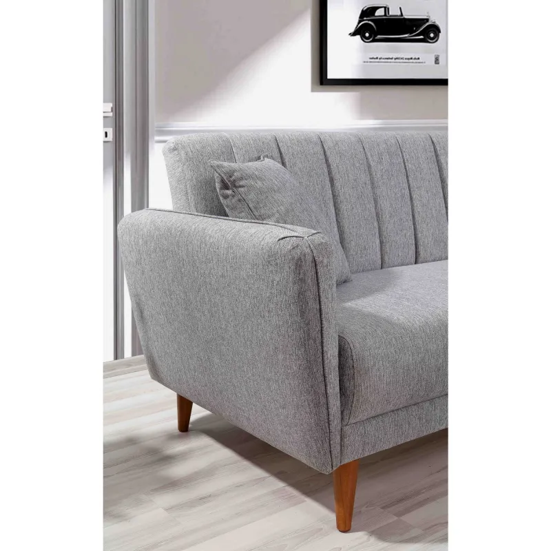 Canapea Tip Coltar Extensibil Aqua Corner Right - Grey  - 3