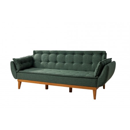 Canapea cu 3 Locuri Fiona - Green 217 X 80 X 82 - 1