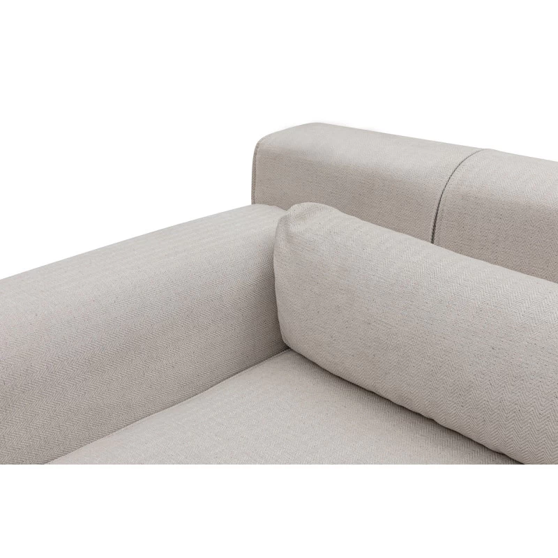 Canapea Tip Coltar cu Spatar Reglabil Jivago Corner Left (Chl-2R) - Beige  - 2