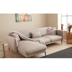 Canapea Tip Coltar Enus L - Cream  - 3