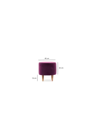 Taburet Liza - Purple 40 X 42 X 40  - 6