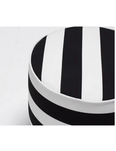 Taburet Fındık - Black, White 40 X 40 X 40 - 2
