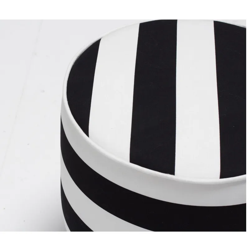 Taburet Fındık - Black, White 40 X 40 X 40  - 2