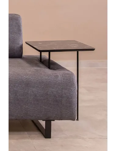 Canapea cu 3 Locuri Infinity with Side Table - Anthracite 220 X 90 X 80 - 2