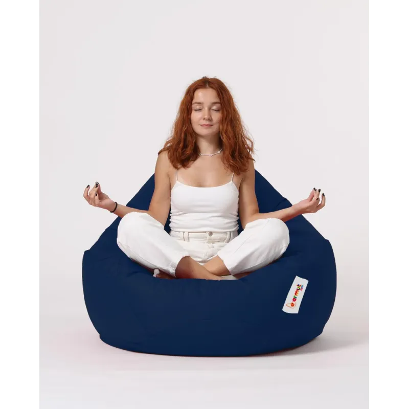 Fotoliu Puf Bean Bag Premium XXL - Dark Blue  - 2