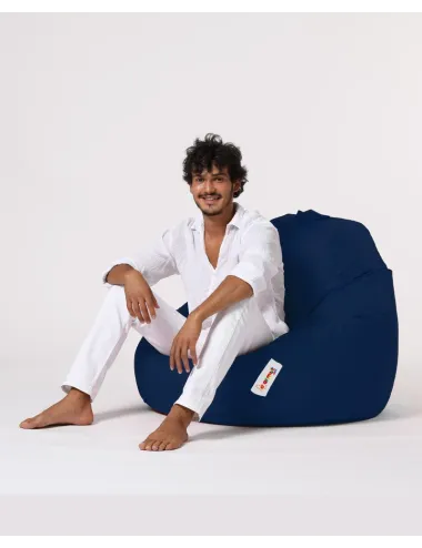 Fotoliu Puf Bean Bag Premium XXL - Dark Blue  - 3