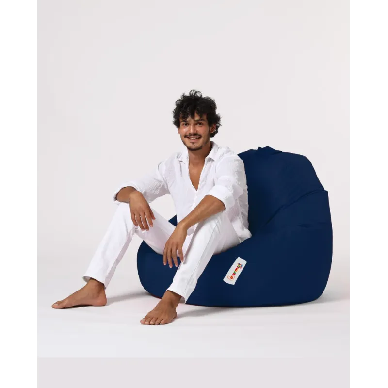 Fotoliu Puf Bean Bag Premium XXL - Dark Blue  - 3
