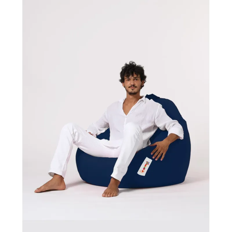 Fotoliu Puf Bean Bag Premium XXL - Dark Blue  - 4
