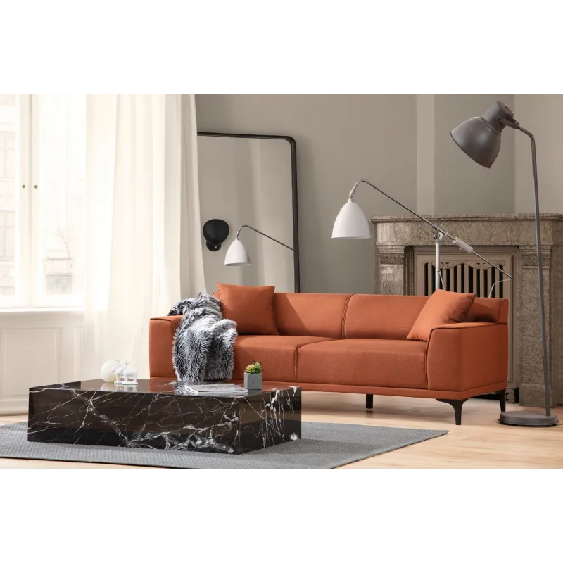 Canapea cu 3 Locuri Petra 3 - Orange 212 X 86 X 69  - 1