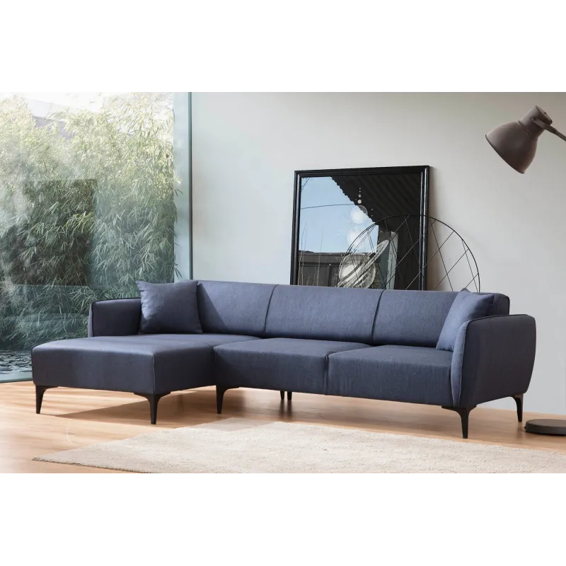 Canapea Tip Coltar Belissimo Left - Blue   - 1