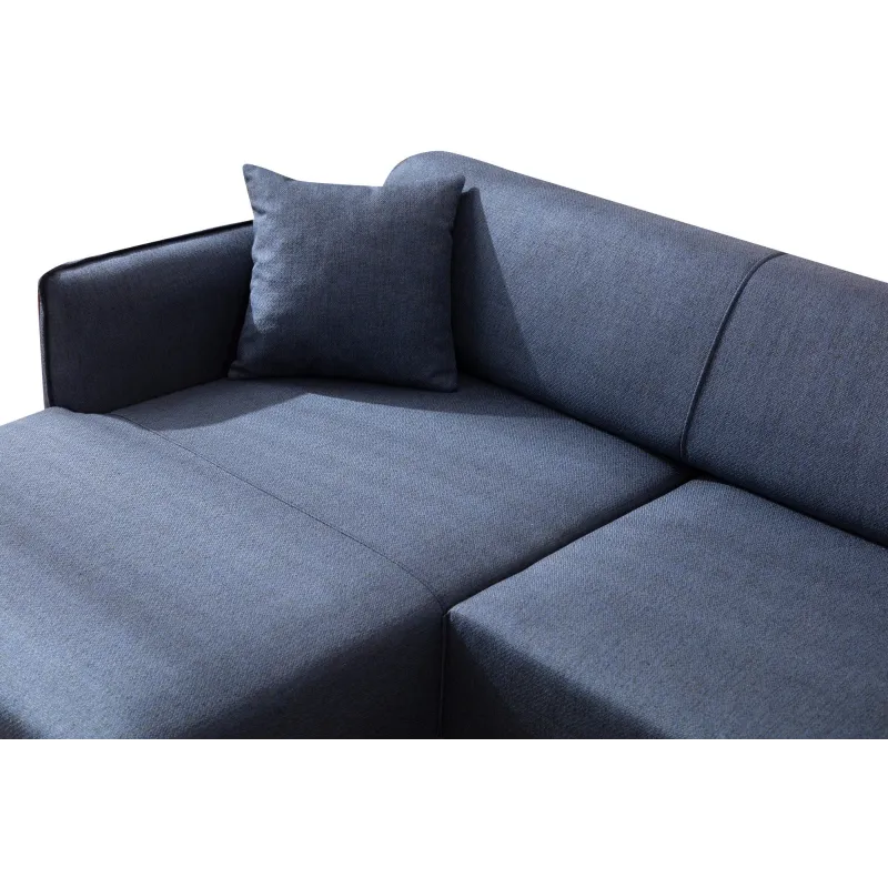Canapea Tip Coltar Belissimo Left - Blue   - 4
