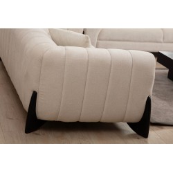 Canapea cu 3 Locuri Sandreo White - 248 X 100 X 70 - 6