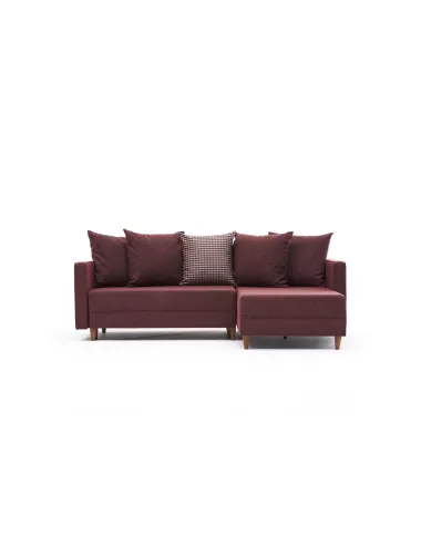 Canapea Tip Coltar Aydam Right - Claret Red 215 X 80 X 150  - 5
