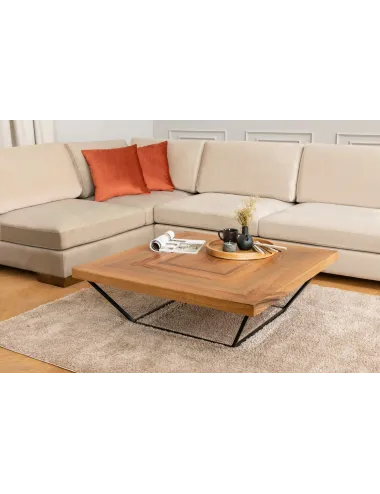 Canapea Tip Coltar cu Suport Cafea Tulip Corner Left Without Pouf - Beige  - 3