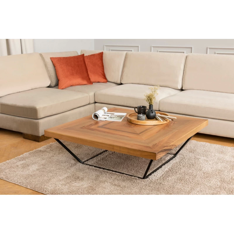 Canapea Tip Coltar cu Suport Cafea Tulip Corner Left Without Pouf - Beige  - 3