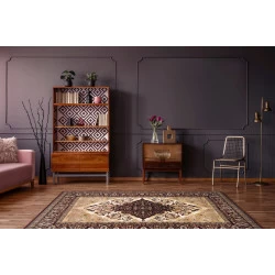 Covor lana Audrey dark red - 2