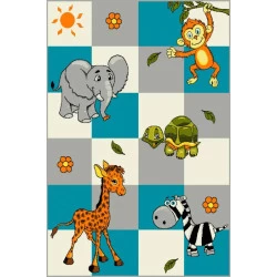 Covor cu Animale Pentru Copii 11379-149 - 1