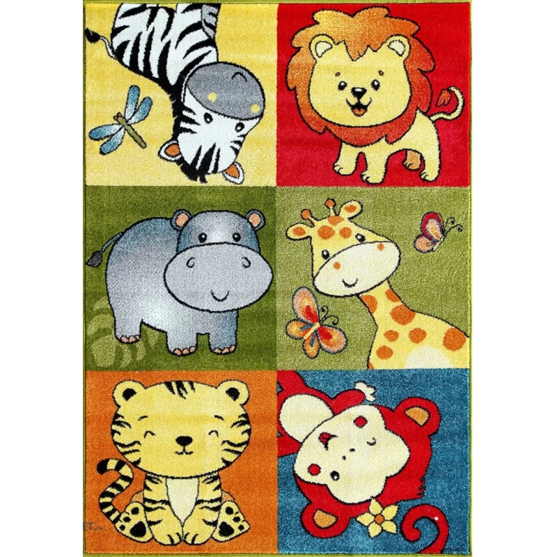 Covor cu Animalute pentru Copii 11502  - 1